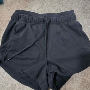 lululemon athletica Women's Black High-Waist Drawstring Shorts